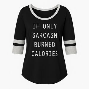 NEW Women's Sarcasm T-Shirt.‎ Black & White Size Medium